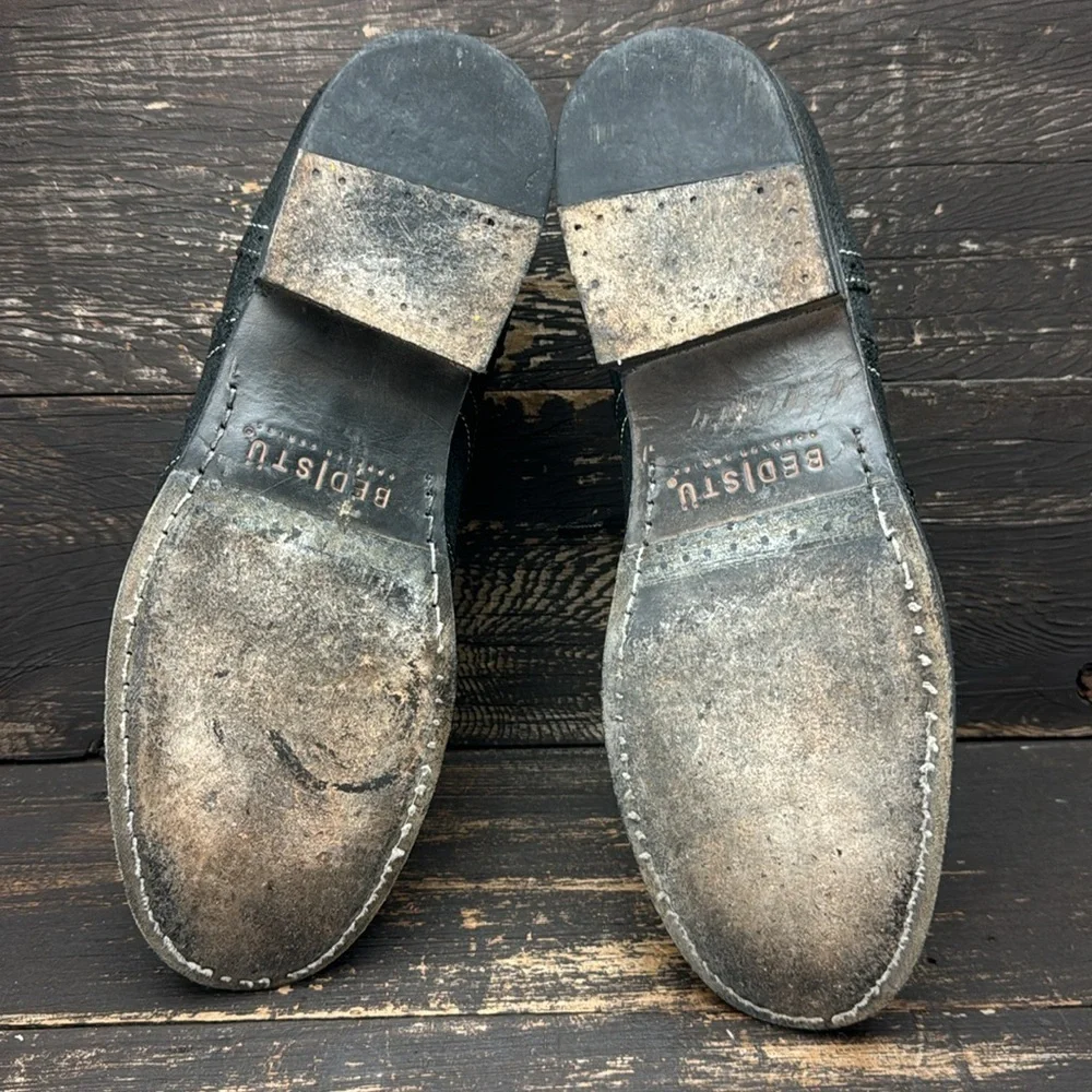 Bed Stu Leather Wingtip Oxford Shoes Size 10